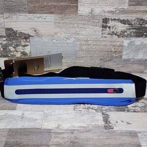Nike Slim 3.0 Waist Pack Running Fanny Pack Belt Bag Stretch Blue NEW
